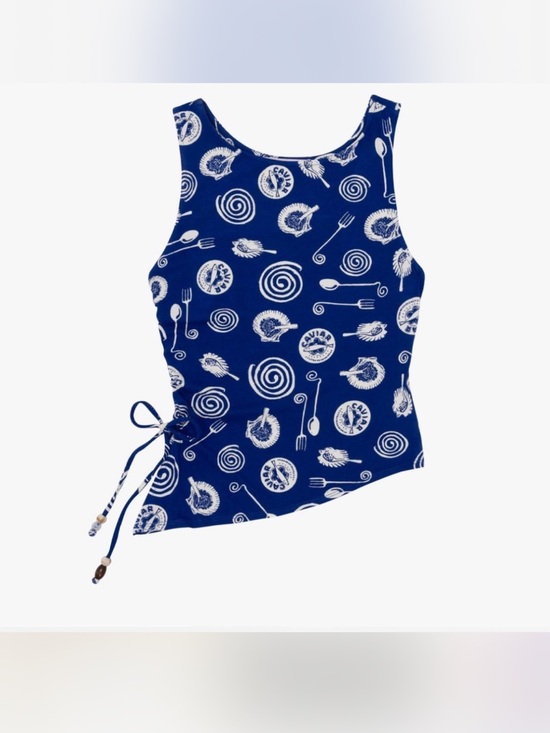 Lisa Says Gah Tops - NWT LISA SAYS GAH ERIN TANK- CAVIAR DREAMS-BLUE